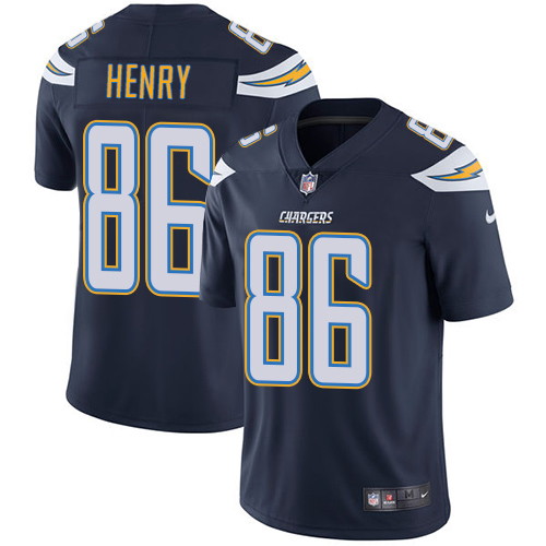 2019 men Los Angeles Chargers #86 Henry blue Nike Vapor Untouchable Limited NFL Jersey